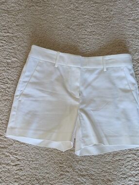 LOFT White Rivera 4 Inch Shorts